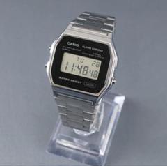 CASIO A158WEA-1JF シルバー デジタル腕時計　本田翼 新品未使用】本田翼着用モデル CASIO A158WEA-1JF - メルカリ