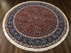 イラン製 ウィルトン織 アクリル 円形 250cm