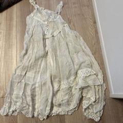 美品　furfur キャミソールドレス　パウダーベージュ　ワンピース
