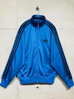 注目のブランド 在原みゆ紀さん 90〜00s 刺繍ロゴ ジャージ 水色 adidas - ジャージ