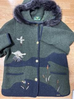 【GIESSWEIN】チロリアン wool jacket オーストリア製 GIESSWEIN ノーカラー チロリアン ウール×モヘヤ