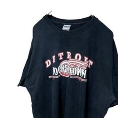 DETROLT HOCKEYTOWN ギルダンGILDAN 半袖Tシャツ　黒