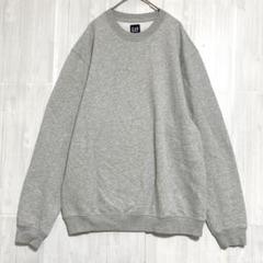 GAP ギャップ　クルーネックスウェット 裏起毛　グレー　M