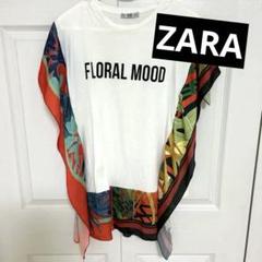 ZARAコントラストプリントＴシャツのサムネイル