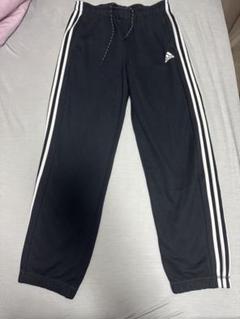 adidas 黒 ジャージパンツ 3本ライン