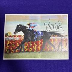 競馬　A4サイズ　サトノダイヤモンド　ルメール騎手直筆サイン入り ルメール イクイノックス 直筆サイン入り A4写真 証拠あり