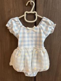 水着　女の子　90センチ　水色