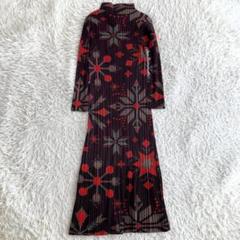 【美品】PLEATS PLEASE シャツワンピース　総柄 サイズ3 2025年最新】PLEATS PLEASE シャツワンピースの人気アイテム