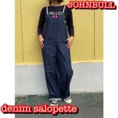 JOHNBULL ジョンブル デニムスリップオンサロペット ZP087