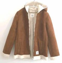 ○新品未使用○ SMOOTHYスムージー フェイクムートン ボアジャケットXL
