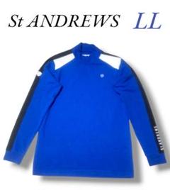 St ANDREWS モックネック長袖シャツ　　　　タグあり St ANDREWS メンズゴルフウェア 長袖モックネックシャツ - メルカリ