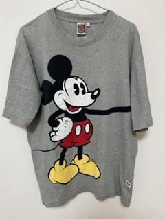 ヴィンテージ　ミッキーマウス グレー Tシャツ L サイズ　90S'