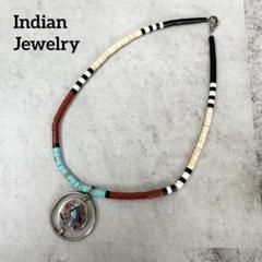 Indian Jewelry サントドミンゴ　ハミングバード　ヒシネックレス