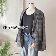 FRAMeWORK サマーツィードグレンチェックテーラードジャケット