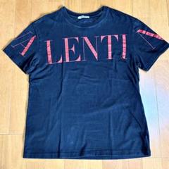 【VALENTINO】ヴァレンティノ ロゴ Tシャツ 黒 赤字 Mサイズ