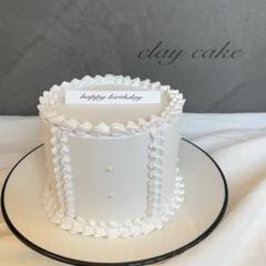 フェイクケーキ　クレイケーキ　誕生日　結婚式　ウェディング