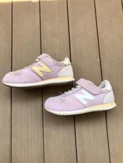 new balance キッズ　スニーカー　シューズ　17cm ピンク