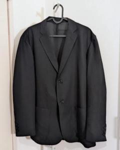 無印良品｜風を通す ストレッチサッカー ジャケット｜黒Lサイズ