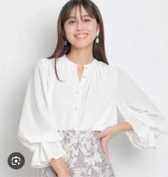Mystrada - 売り切り　新品タグ付　マイストラーダ　カットワーク刺繍ブラウス　レッド 38 Mystrada（シャツ/ブラウス(長袖/七分)）のフリマアイテム一覧