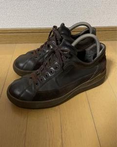 極美品　MEPHISTO AIR-JET シボ革　デッキ　革靴　スニーカー 極美品MEPHISTO AIR-JET シボ革デッキ革靴スニーカー