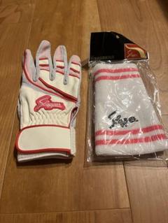久保田スラッガー　限定品　手袋&リストバンド