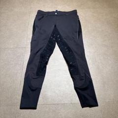 ワールドマーケット●乗馬パンツ XS 黒●未使用 WP9230H BLACK LABEL シグネチャーライフ シンボルマーク入り
