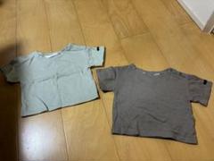フタフタ　Tシャツ　2枚　70 グリーン　ブラウン