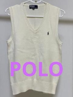 Polo Ralph Lauren ホワイト スクールベスト S