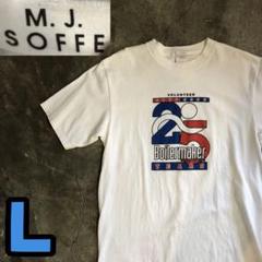 4T5062 90's M.J.SOFFE プリントTシャツ USA製 古着