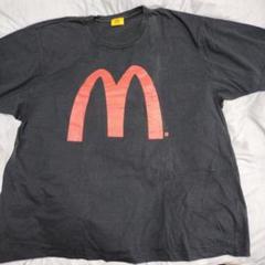 【マクドナルド】ロゴ総柄 ユニフォーム　サッカーシャツ◆古着ヴィンテージTシャツ マクドナルド】ロゴ総柄 ユニフォームサッカーシャツ◇古着