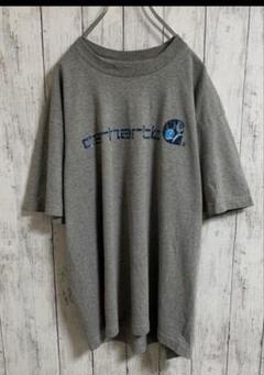 カーハート　Tシャツ　半袖　ビッグロゴ　デカロゴ　古着