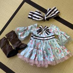 不二家 店頭用ペコちゃん専用衣装 桜柄の着物にストールた付き 非売品 不二家 店頭用ペコちゃん専用衣装 桜柄の着物にストールた付き