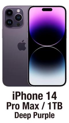 iPhone - iPhone14 Pro Max 1TB 【新品未使用】ディープパープル Amazon.com: Apple iPhone 14 Pro Max, 1TB, Deep Purple