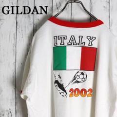 ’00s 2002年 日韓サッカーワールドカップ イタリア リンガーTシャツ