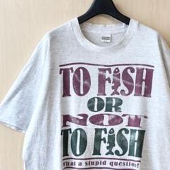 90s古着　ヴィンテージ　パロディメッセージTシャツ　　霜降り　シングルステッチ