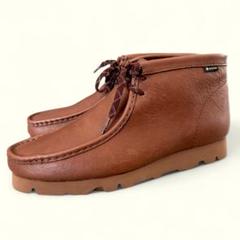 クラークス GORE-TEX ワラビーブーツ 極美品 モカシン 茶色【UK9】