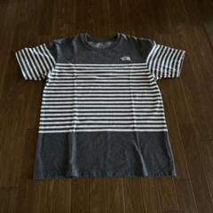 THE NORTH FACE ボーダーTシャツ グレー