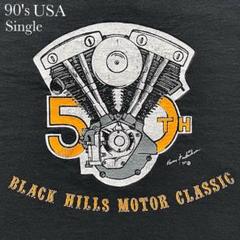 USA製 90s ハーレーダビッドソン Tシャツ エンジン シングルステッチ