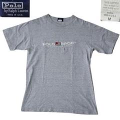 レア! USA製 ポロラルフローレン POLO SPORT 刺繍 Tシャツ M