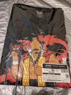 鷹木信悟　×　プリンス・カメハメ 　Tシャツ ブラック XLサイズ