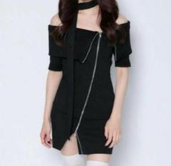 melt the lady slash zipup mini dress gry - メルカリ
