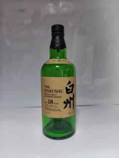 【空瓶】白州18年×4 （化粧箱2つ付き） 白州 18年 ウイスキー 空瓶2本セット化粧箱付新 発売