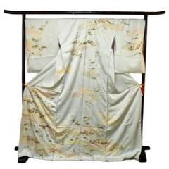 Ki_32 訪問着 蘇州刺繍 汕頭入り 京友禅 仮絵羽 仮仕立て品 Ki_32 訪問着 蘇州刺繍 汕頭入り 京友禅 仮絵羽 仮仕立て品