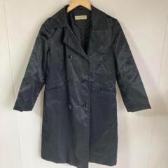 MYSELF ABAHOUSE 黒 ダブルブレスト ロングコート 黒 ダブルブレスト ロングコート