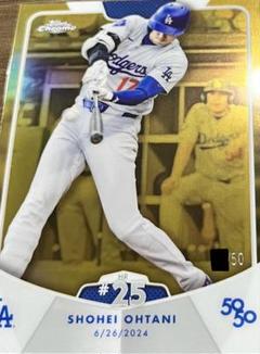 《50枚限定》topps2024大谷翔平 50/50 Gold パラレルカード