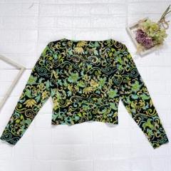 CERCHIO セルッチオ カシュクール シアー ジャケット 花柄 Mサイズ