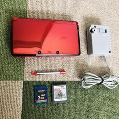 ニンテンドー3DS フレアレッド　　+α