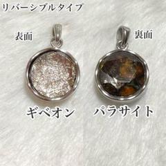D1671.ギベオン&パラサイト隕石 ネックレス Silver925 - メルカリ