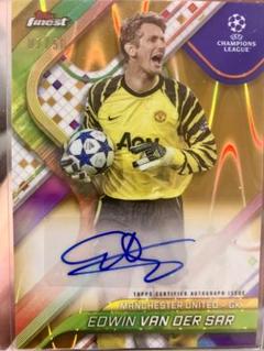 カラーマッチ　ファンデルサール★サインカード　TOPPS FINEST UCC