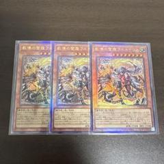遊戯王　教導の雷霆フルルドリス　レリーフ3枚